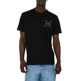 John Richmond Bisiklet Yaka T-Shirt, L, 5003161633, Siyah, Erkek