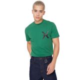 John Richmond Bisiklet Yaka T-Shirt, M, 5003087190, Yeşil, Erkek