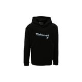 John Richmond Erkek Fermuarlı Yaka Sweatshirt, Siyah, M Beden