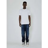 John Richmond Erkek T-Shirt, Beyaz, XL, UMP24056TS