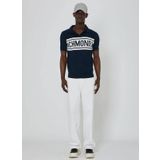 John Richmond Lacivert Erkek Polo T-Shirt UMP24216PO