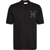 John Richmond Siyah Erkek Polo T-Shirt UMP24207PO - XL