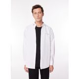 John Richmond UMA23135CA Beyaz Slim Fit Gömlek Yaka Erkek Gömlek