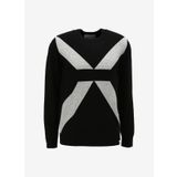 John Richmond Yarım Balıkçı Yaka Slim Fit Siyah Erkek Kazak UMA23045MA