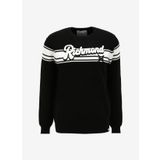 John Richmond Yarım Balıkçı Yaka Slim Fit Siyah Erkek Kazak UMA23056MA