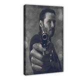 John Wick Retro Klasik Film Posteri Kanvas Poster Yatak Odası Dekoru Spor Manzara Ofis Odası Dekoru Hediye Çerçevesi: 20×30inç (50×75cm)