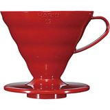 John's Coffee Hario V60 Dripper Kahve Demleme Ekipmanı - Kırmızı