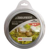 Johnser Ibeltech 3.5 mm Çapında, 28 Metre Uzunluğunda, Çelik Telli Güçlendirilmiş Profesyonel Tırpan Misinası – Dayanıklı, Yüksek Performanslı, Yoğun Ot ve Çalı Temizliği Için Uygun
