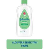 Johnson &amp; Johnson Baby Bebek Yağı Aloe Vera 500 ml
