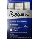 Johnson & Johnson Rogaine Mens Foam 3-month Supply