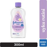 Johnson's 300 ml Bedtime Bebek Yağı Nemlendirici ve Yumuşaklık Sağlayan Formül