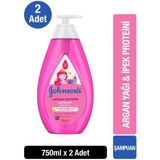 Johnson's 750 ml x 2 Işıldayan Parlaklık Bebek Şampuanı Hassas Ciltlere Özel Göz Yakmayan Formül