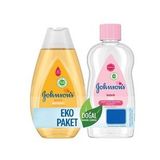 Johnson's Baby 200 ml Nazik Günlük Bakım Bebek Şampuanı + 200 ml Bebek Yağı