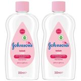 Johnson's Baby 300 ml Nemlendirici Pembe 2'li Bebek Yağı Seti