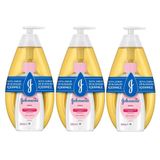 Johnson's Baby 3'lü Set Klasik 750 ml Bebek Şampuanı + 200 ml Bebek Yağı