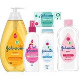 Johnson's Baby 5 Parça Avantajlı Bakım Seti Krem Renkli Ürünler ile Bebek Bakımına Özel
