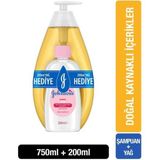 Johnson's Baby 750 ml Bebek Şampuanı Dermatolojik Test Edilmiş Göz Yakmayan Formül ile Nazik Bakım