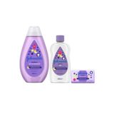 Johnson's Baby Bedtime Bebek Seti, Şampuan 500ml, Bebek Yağı 300ml, Bebek Sabunu 100gr