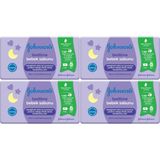 Johnsons Baby Bedtime Natural Bebek Sabunu 90GR (4 Lü Set) - 0 - 4 Yaş - Beyaz