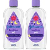 Johnson's Baby Bedtime Sakinleştirici Naturalcalm Aromalı Bebek Yağı (1 x 300 ml) (2 paketi)