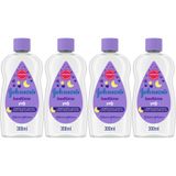 Johnson's Baby Bedtime Yağı 300 ml, 4'lü Set, Uyku Rutini