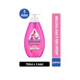 Johnson´s Baby Işıldayan Parlaklık Bebek Şampuanı 750 ml X 3 Adet