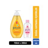 Johnson´s Baby Johnsons Baby Gold Şampuan 750 ml Yağ Set 200 ml