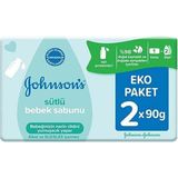 Johnson's Baby Johnson´s Baby Johnsons Baby Sütlü Bebek Sabunu 2 x 90 gr Eko Paket - Çok Renkli