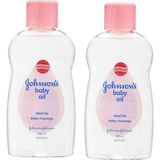 Johnsons Baby Johnson's Baby Yağı 200 ml x 2 Adet Bebek Masajı İçin Klinik Olarak Test Edilmiş