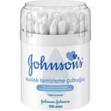 Johnson's Baby Kulak Temizleme Çubuğu %100 Saf Pamuk 100'lü Hassas Bölgeler İçin Temizlik