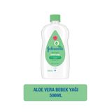 Johnson's Baby Nemlendirici ve Besleyici Aloe Vera Bebek Yağı 500 Ml