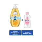 Johnson's Bebek Şampuanı 750 Ml + Bebek Şampuanı 200 Ml + Bebek Yağı 200 Ml