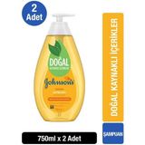Johnson's Bebek Şampuanı 750 ml x 2 Hipoalerjenik Ve Göz Yakmayan Formül İle Nazik Temizlik