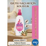 Johnson's Johnsons Baby 200 ml Kolay Tarama Spreyi Işıldayan Parlaklık Argan Yağı ve İpek Proteini İçerir - Krem