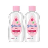 Johnson's Johnsons Baby Bebek Yağı 200ML Nemlendirici (Pembe) (2 Li Set)