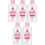 Johnson's Johnsons Baby Bebek Yağı 200ML Nemlendirici (Pembe) (5 Li Set)