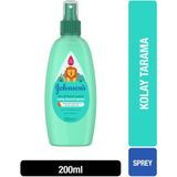Johnson's Kolay Tarama Spreyi 200ML Bebeğinizin Saçları İçin Göz Yakmayan Etkili Ürün