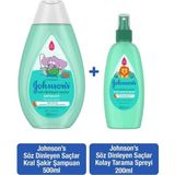 Johnson's Kral Şakir Söz Dinleyen Şaçlar Bebek Şampuanı 500 ml + Kolay Tarama Saç Spreyi 200 ml