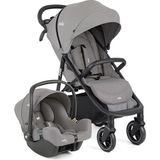 Joie Litetrax Travel Sistem Bebek Arabası - Gri - Siyah