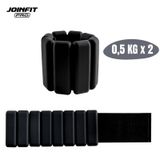 Joinfit El Ve Ayak İçin Bilek Ağırlığı 0,5 Kg 2 Adet Siyah