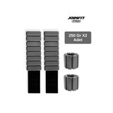 JOINFIT PRO El ve Ayak Bilek Ağırlığı Gri 250 gr x 2 Adet | Ayarlanabilir Spor ve Fitness Ekipmanı