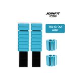 JOINFIT PRO El ve Ayak Bilek Ağırlığı Mavi 750 gr x 2 Adet | Ayarlanabilir Spor ve Fitness Ekipmanı