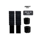 JOINFIT PRO El ve Ayak Bilek Ağırlığı Siyah 250 gr x 2 Adet | Ayarlanabilir Spor ve Fitness Ekipmanı