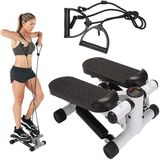 Joints Stepper Direnç Bantlı LCD Monitörlü Egzersiz Aleti - Gri