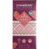 Joiva Premium Quality Organik Sütlü Çikolata-Çilekli 40 gr