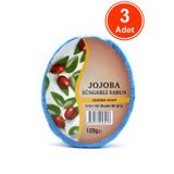 Jojoba Özlü Süngerli Sabun Banyo Duş Sabunu 120 G x 3 Adet