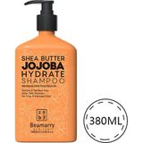 Jojoba& Shea Butter Kabarma Elektriklenme Önleyici Kuru Kıvırcık Hasarlı Saç Bakım Şampuanı 380 ml