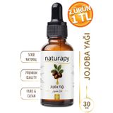 Jojoba Yağı (Jojoba Oil) Soğuk Sıkım Sabit Yağ 30 ml Damlalıklı Cam Şişe