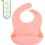 Jojobebek Çocuk Silikon Mama Önlüğü (Pembe Renk)