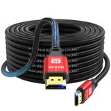 jojobnj HDMI Kablosu 50 ft, 4K@60Hz, 18Gbps Yüksek Hızlı HDMI 2.0 Kablosu, Ultra HD, Ethernet Ses Dönüşü, Video 4K, 1080p, 3D, Arc, HDR Xbox, PS5/PS4, HDTV, Dizüstü Bilgisayar vb. ile Uyumlu
